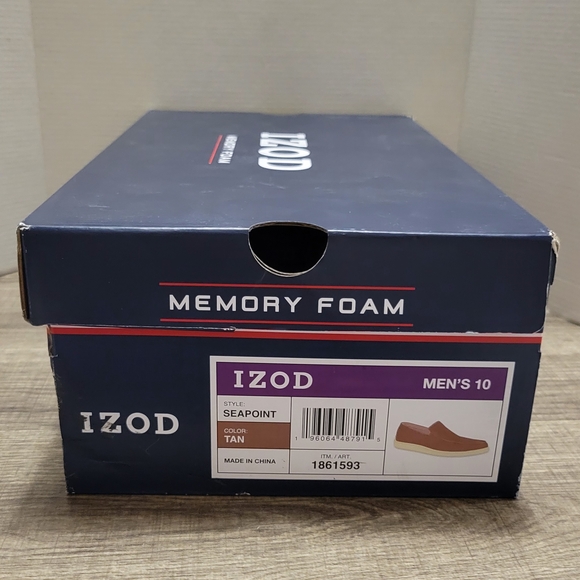 IZOD Men's Tan Slip-On Loafers - Picture 5 of 5